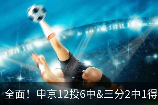 全面！申京12投6中&三分2中1得到17分10板7助